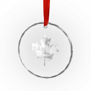 Canada Flag Crystal Glass Ornament Canadian Maple Leaf Vintage Retro Sport TS10 Print Your Wear