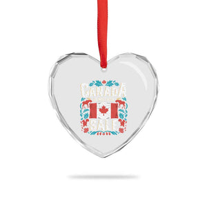 Canada Is Not For Sale Heart Crystal Glass Ornament TS02 Print Your Wear