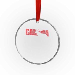 Canada Moose Crystal Glass Ornament Canadian Pride TS10 Print Your Wear