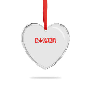 Canada National Soccer Lover Heart Crystal Glass Ornament Proud Canadian Fan Gift TS12 Print Your Wear