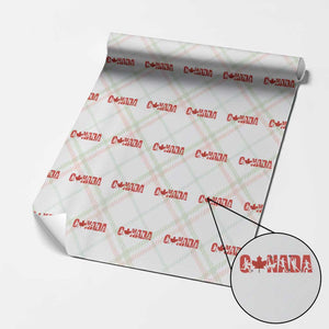 Canada National Soccer Lover Wrapping Paper Roll Proud Canadian Fan Gift TS12 Christmas Plaid Print Your Wear