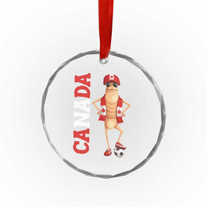Canada Soccer Fan Marcus The Worm Crystal Glass Ornament Country Football Gift TS12 Print Your Wear