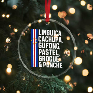 Cape Verde Cuisine Crystal Glass Ornament Linguica Cachupa Gufong Cabo Verde Heritage TS11 Print Your Wear