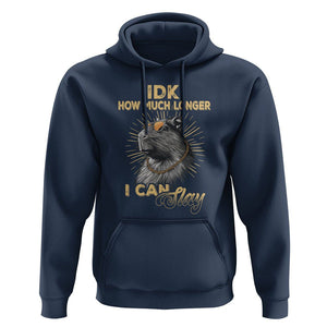 Capybara Lover Hoodie Idk How Much Longer I Can Slay Cool Capy TS09 Navy Print Your Wear