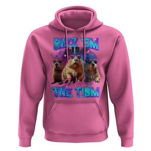 Capybara Lover Hoodie Rizz Em With The Tism Funny Capy Meme TS09 Azalea Print Your Wear