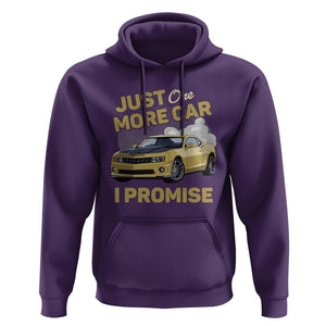 Car Lover Hoodie Just One More Car I Promise Racing TS11 Purple Print Your Wear