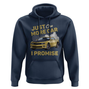 Car Lover Hoodie Just One More Car I Promise Racing TS11 Navy Print Your Wear