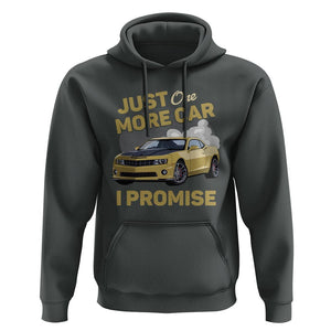 Car Lover Hoodie Just One More Car I Promise Racing TS11 Dark Heather Print Your Wear