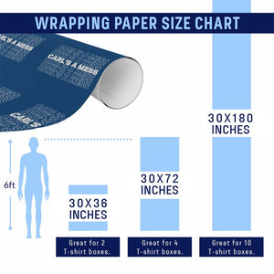 Carl's A Mess Wrapping Paper Roll Reality TV Funny Meme TS10 Print Your Wear