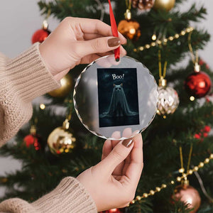 Cat Halloween Crystal Glass Ornament Spooky Season Ghost Kitten Haunted Mansion TS10 Print Your Wear