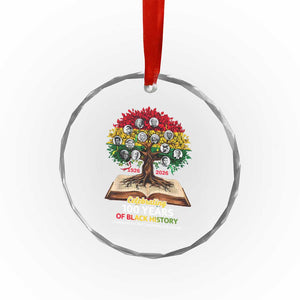 Celebrating 100 Years Of Black History Honoring The Past Inspiring The Future Crystal Glass Ornament Black Leaders TS11 Print Your Wear