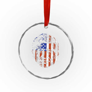 Cesar Chavez Crystal Glass Ornament Hispanic Heritage Month American Flag Portrait TS14 Print Your Wear
