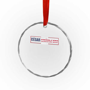 Cesar Chavez Crystal Glass Ornament Hispanic Heritage Month Mexican Immigrant TS14 Print Your Wear