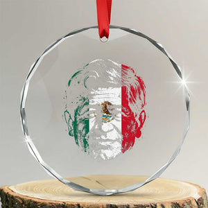 Cesar Chavez Day Mexican American Pride Crystal Glass Ornament TS14 Transparent Glass 3'' Circle Print Your Wear