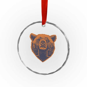 CFB Bear Lover Crystal Glass Ornament Vintage Down Sign Football Game Day TS11 Print Your Wear