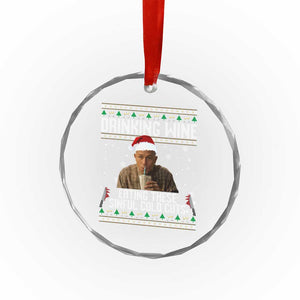 Charlie Hunnam Ed Gein Ugly Christmas Crystal Glass Ornament Funny Drinking Wine Eating These Sinful Cold Cuts TS10 Print Your Wear