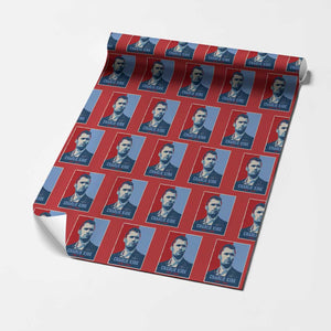 Charlie Kirk Tribute Wrapping Paper Roll Freedom Hope Memorial 1993 2025 TS02 Red Print Your Wear