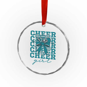 Cheer Girl Football Team Spirit Crystal Glass Ornament Cheerleading Gift TS12 Print Your Wear