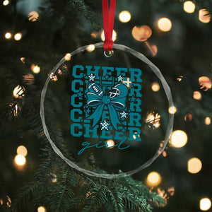 Cheer Girl Football Team Spirit Crystal Glass Ornament Cheerleading Gift TS12 Print Your Wear