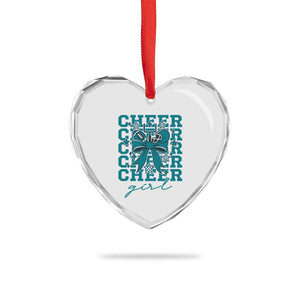 Cheer Girl Football Team Spirit Heart Crystal Glass Ornament Cheerleading Gift TS12 Print Your Wear