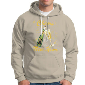 Cheers To A Happy New Year Eve Party Hoodie TS09 Sand Printyourwear