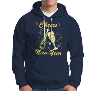 Cheers To A Happy New Year Eve Party Hoodie TS09 Navy Printyourwear