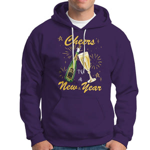 Cheers To A Happy New Year Eve Party Hoodie TS09 Purple Printyourwear