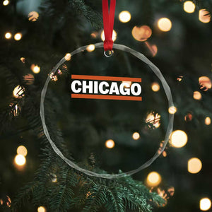Chicago Crystal Glass Ornament Classic Retro City Illinois IL Lake Michigan Midwest Pride TS11 Print Your Wear