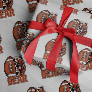 CFB Kings Wrapping Paper Roll Bear Skull Gothic Fan Gift TS12 White Print Your Wear