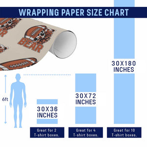 CFB Kings Wrapping Paper Roll Bear Skull Gothic Fan Gift TS12 Print Your Wear
