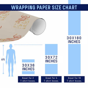 BR Eating CHZ Wrapping Paper Roll Funny Football Rival Gift TS12 Print Your Wear