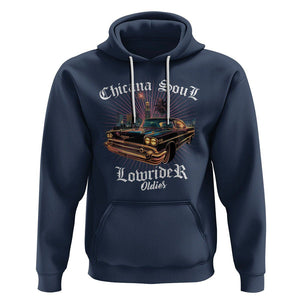 Chicana Soul Lowrider Oldies Mexican Cholo Hoodie TS09 Navy Printyourwear