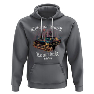 Chicana Soul Lowrider Oldies Mexican Cholo Hoodie TS09 Charcoal Printyourwear