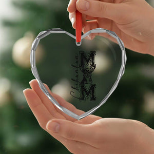 Chihuahua Mom Gift Heart Crystal Glass Ornament Mothers Day Dog Lover TS12 Print Your Wear