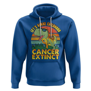 Childhood Cancer Awareness Hoodie Make Extinct Dinosaur Pediatric Cancer TS02 Royal Blue Printyourwear