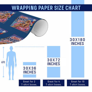 Chill The Fourth Out Doll Meme 4th of July Wrapping Paper Roll