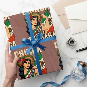 Chinga Tu Maga Protest Wrapping Paper Roll Funny Mexican Women TS14 Mocha Print Your Wear