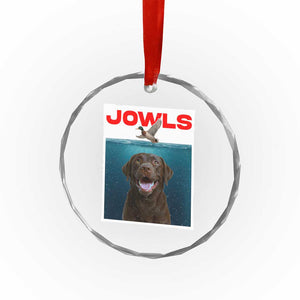 Chocolate Labrador Retriever Crystal Glass Ornament Funny Jowls Horror Dog Poster TS12 Print Your Wear