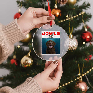 Chocolate Labrador Retriever Crystal Glass Ornament Funny Jowls Horror Dog Poster TS12 Print Your Wear