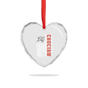 Choctaw Tribe Native American Day Indigenous Peoples Day Heart Crystal Glass Ornament TS14 Print Your Wear