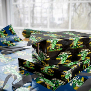 Choose Jamaica JLP Supporter Wrapping Paper Roll Patriotic Leaders Jamaica Jamaica Labor Party Politics TS02 Black Print Your Wear