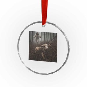 Christian Biblical Parable Of Lost Sheep Scene Crystal Glass Ornament Funny Photo TS11 Print Your Wear