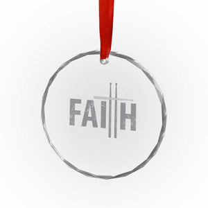 Christian Drummer Crystal Glass Ornament Faith Drum Stick Cross TS10 Print Your Wear