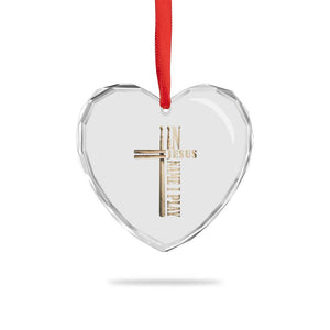 Christian Drummer Heart Crystal Glass Ornament In Jesus Name I Play Drumstick Cross Drums Percussionist TS10 Print Your Wear