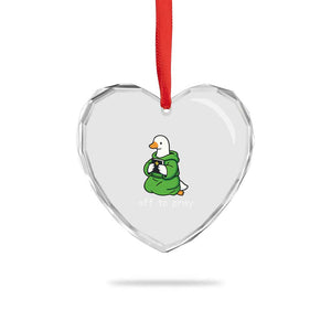 Christian Goose St Patrick's Day Heart Crystal Glass Ornament Off To Pray TS14 Print Your Wear