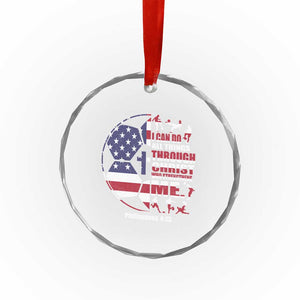 Christian Soccer Crystal Glass Ornament I Can Do All Things Through Christ Who Strengthens Me TS11 Print Your Wear