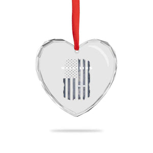 Christian Wrestling Heart Crystal Glass Ornament Wrestler Faith Strength US USA Flag Christ Cross TS10 Print Your Wear