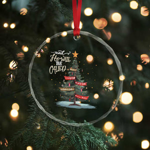 Christian Xmas Crystal Glass Ornament He Will Be Called Wonderful Counselor TS09 Print Your Wear