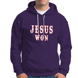 Christianity Religion Jesus Won Texas Hoodie TS02 Purple Printyourwear