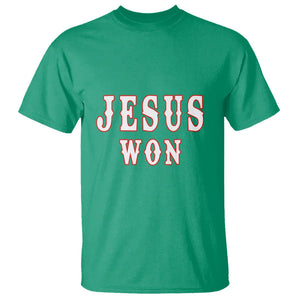 Christianity Religion Jesus Won Texas T Shirt TS02 Irish Green Printyourwear